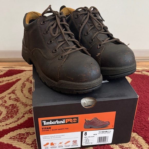 Timberland Shoes - Timberland Pro Titan Oxford alloy safety toe work shoe women’s 8M